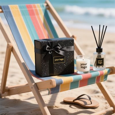 Luxury scented candle and reed diffuser gift set