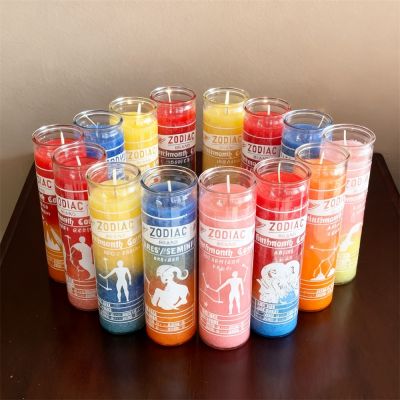 Custom Devotional 7 Day Prayer Religious Church Votive Glass Candle with Images