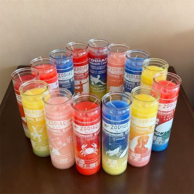 Custom Devotional 7 Day Prayer Religious Church Votive Glass Candle with Images