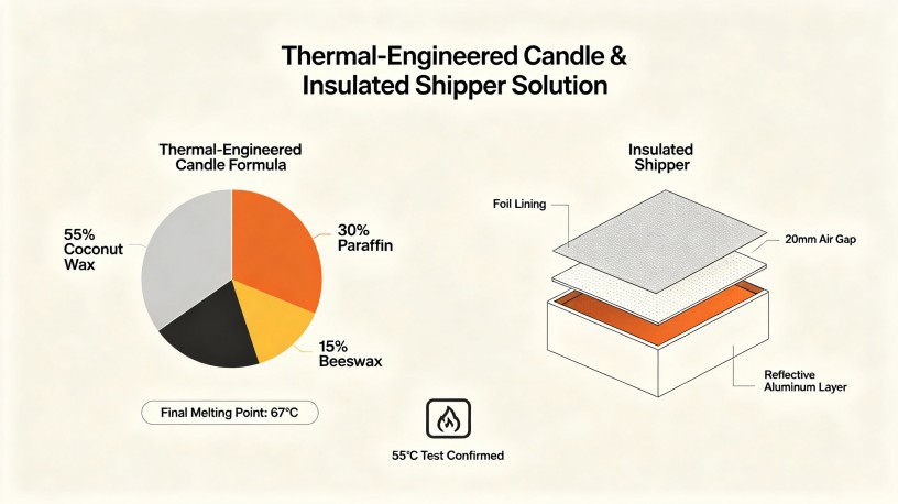 Hua Ming Candle Heat‑Resistant Packaging Ends Candle Melting Crisis for Saudi Maker at 50°C Hua Ming Candle Heat‑Resistant Packaging Ends Candle Melting Crisis for Saudi Maker at 50°C