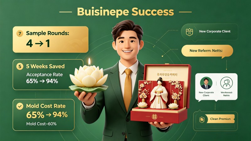 Huaming’s 3D‑Printed Prototypes Help Korean Wedding Gifter Reduce Sample Rounds from 4 to 1 Huaming’s 3D‑Printed Prototypes Help Korean Wedding Gifter Reduce Sample Rounds from 4 to 1