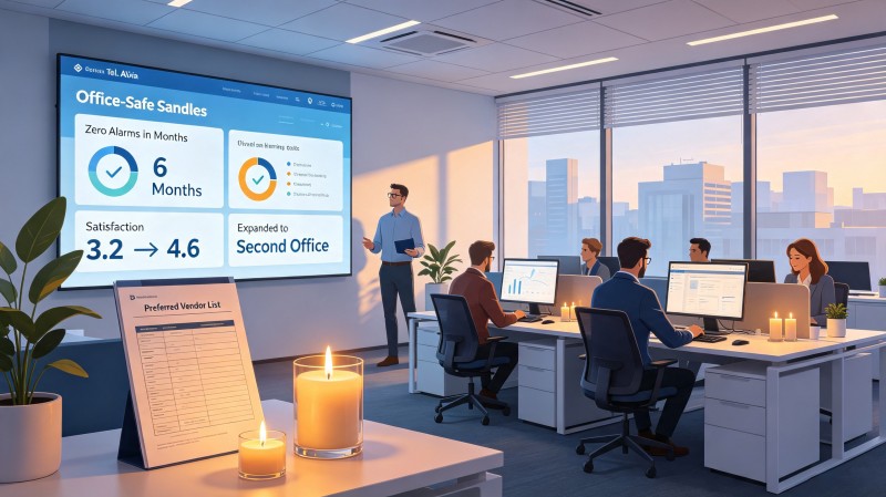 Huaming’s Office‑Safe Line Helps Israeli Tech Company Replace 240 Faulty Candles, Zero Alarms in 6 Months Huaming’s Office‑Safe Line Helps Israeli Tech Company Replace 240 Faulty Candles, Zero Alarms in 6 Months