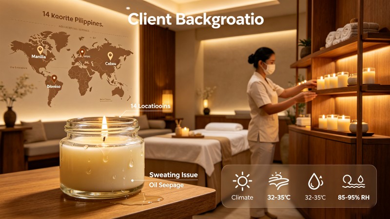 Huaming’s Cool‑Pour Process Eliminates Sweating for Philippine Spa Chain – Zero Oil Seepage at 35°C/90% RH Huaming’s Cool‑Pour Process Eliminates Sweating for Philippine Spa Chain – Zero Oil Seepage at 35°C/90% RH