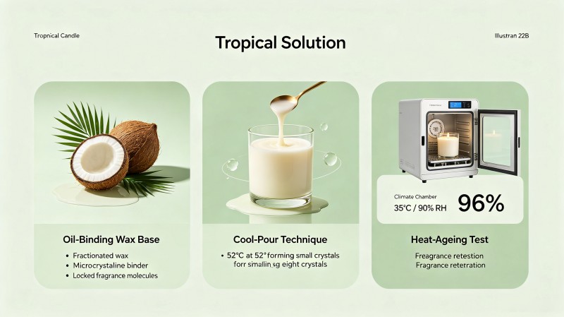 Huaming’s Cool‑Pour Process Eliminates Sweating for Philippine Spa Chain – Zero Oil Seepage at 35°C/90% RH Huaming’s Cool‑Pour Process Eliminates Sweating for Philippine Spa Chain – Zero Oil Seepage at 35°C/90% RH