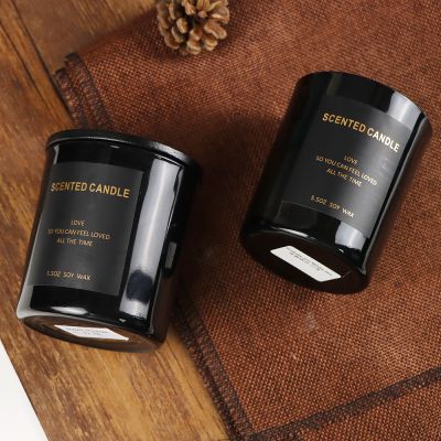 Black Scented Candle 180g