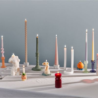 Colorful Household Dinner Candle  80g