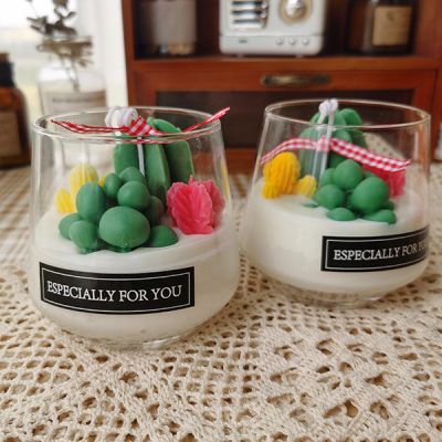 Cactus Glass Scented Candle