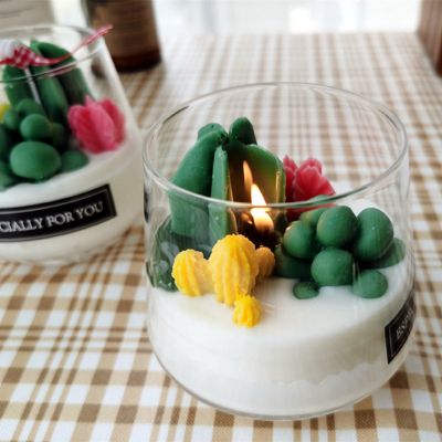 Cactus Glass Scented Candle