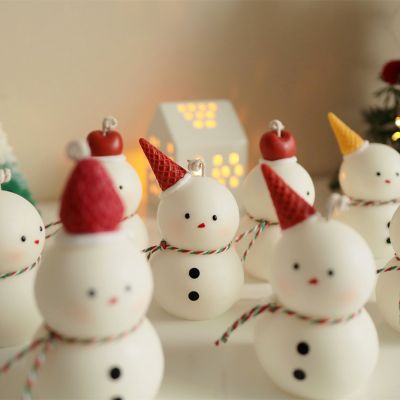 Christmas Snowman Scented Candle