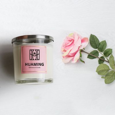 Glass Scented Candle With Lid 160g