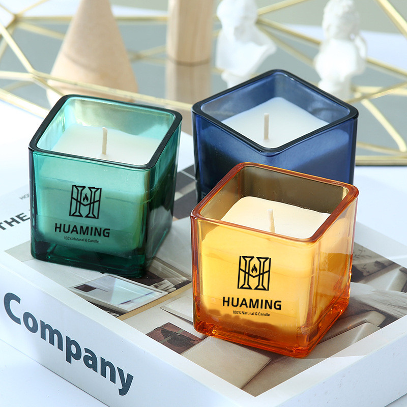Square Glass Scented Candle 100g