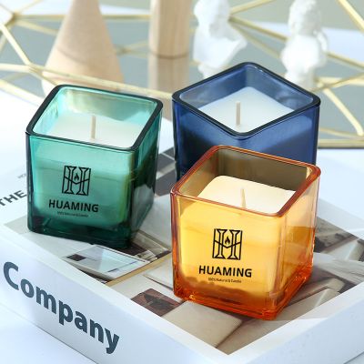 Square Glass Scented Candle 100g