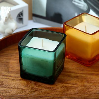 Square Glass Scented Candle 100g