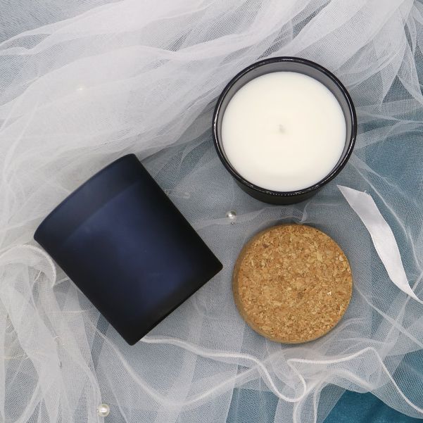 Frosted Cup Scented Candle with Cork 180g