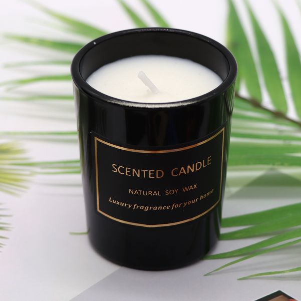 Black Porcelain Cup Scented Candle 160g