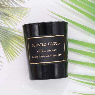 Black Porcelain Cup Scented Candle 160g