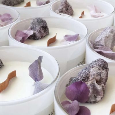 Healing Crystal Scented Candles  200g