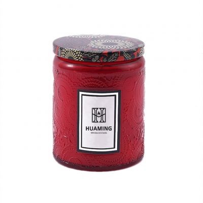 Color Glass Scented  Candle 180g