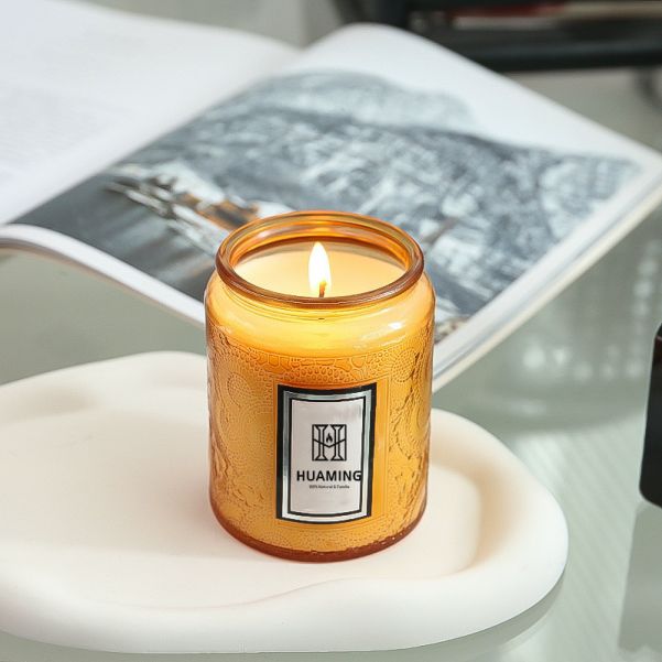 Color Glass Scented  Candle 180g