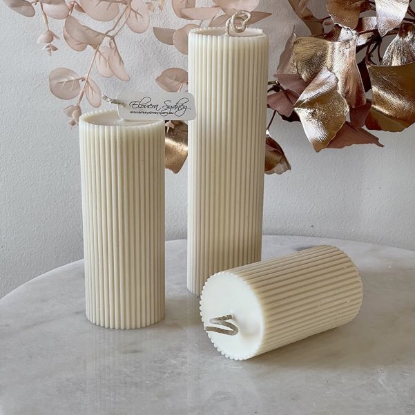 Color Household Aroma Pillar Candle