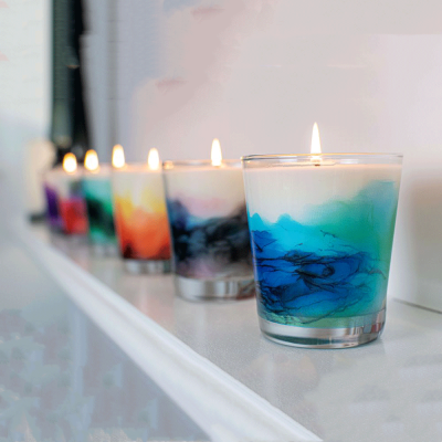 Watercolor Rendering Scented Candle 200g