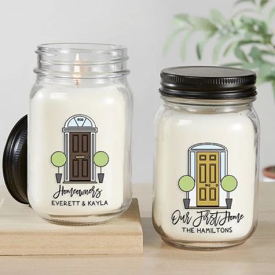 Mason Jar Scented Candle with Handle 200g