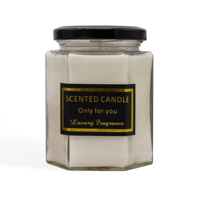 Hexagonal scented candle 180g