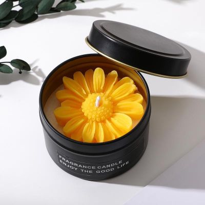 Little Daisy Tin Candle 100g