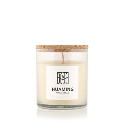 Scented Candle with Cork Lids 200g