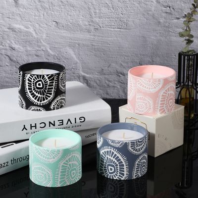 Plaster Cup Scented Candles 200g