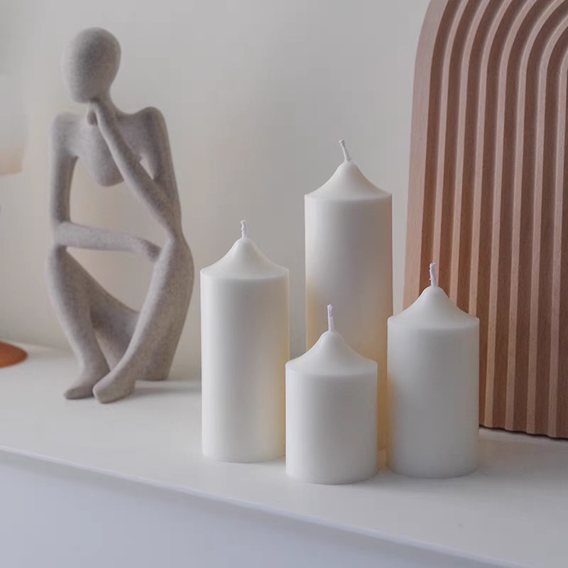 Cylindrical Wedding Candles 300g