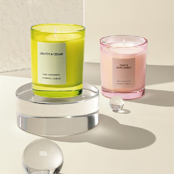 Color Glass Aroma  Candle 230g