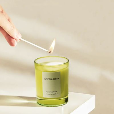 Color Glass Aroma  Candle 230g