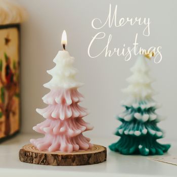 Christmas Tree Art Candles 100g