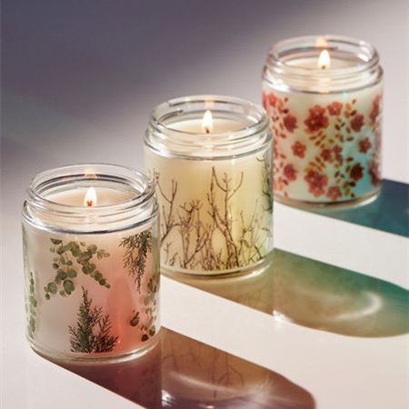 Scented Candle with Dried Flowers 180g