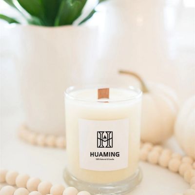 Scented Candle with Wood Wick 200g