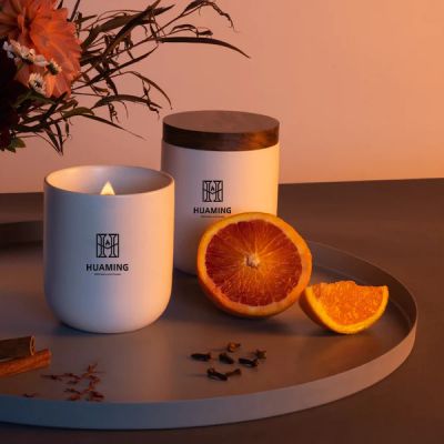 Ceramic Scented Candles with Lid 200g