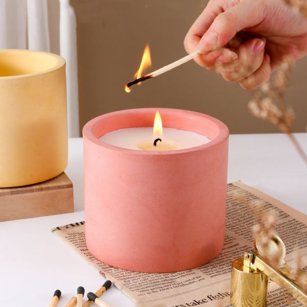 Cement Pot Scented Candle 200g