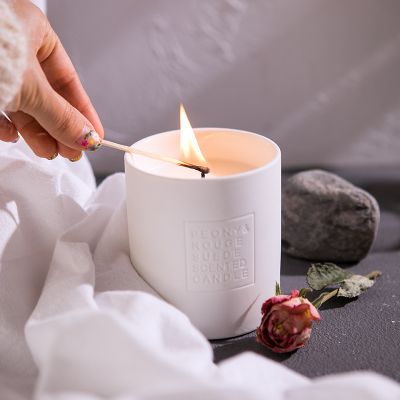 Ceramic Scented Candle with Lid 180g