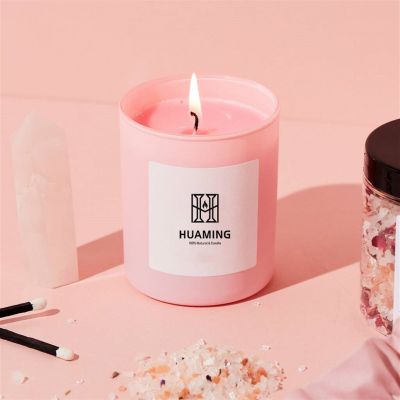 Pink Scented Candle 200g