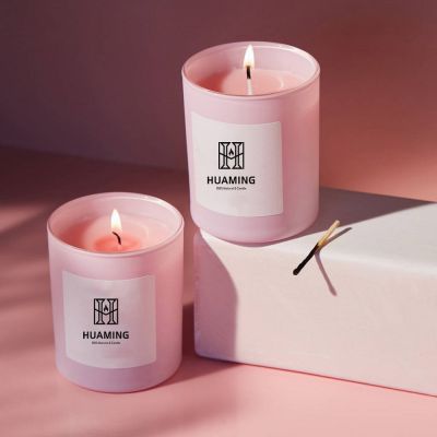 Pink Scented Candle 200g