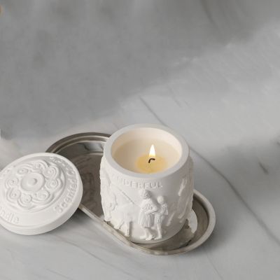 Gypsum Cup Scented Candle 180g