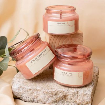 Wood Wick Scented Candle with Lid 260g
