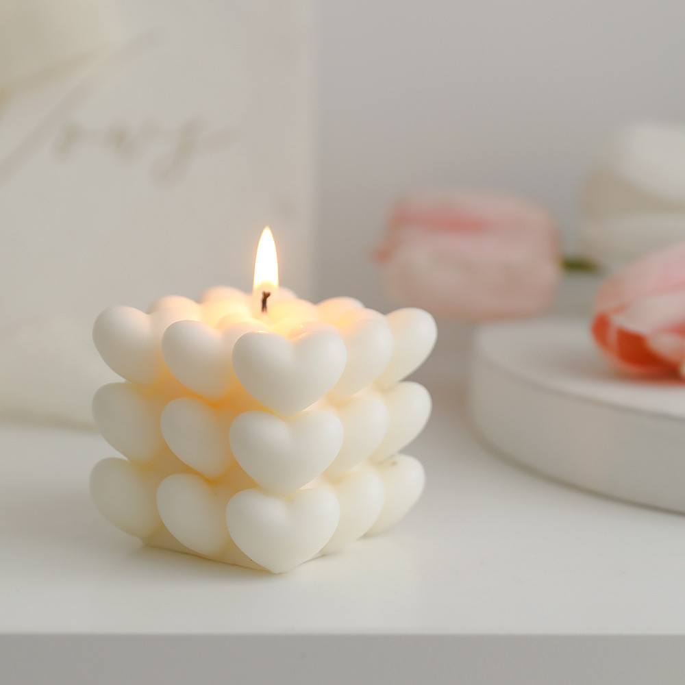 Heart Bubble Scented Candle 120g