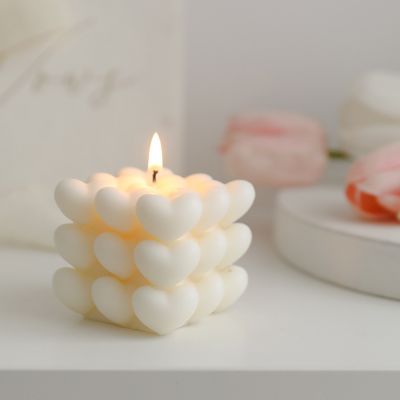 Heart Bubble Scented Candle 120g