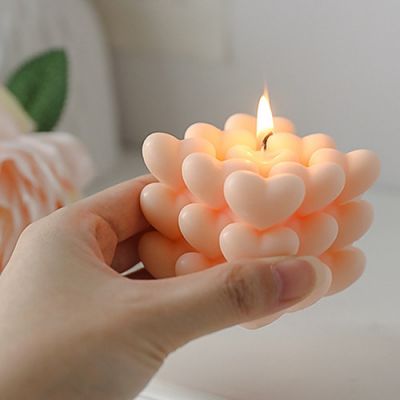Heart Bubble Scented Candle 120g