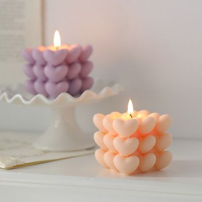 Heart Bubble Scented Candle 120g