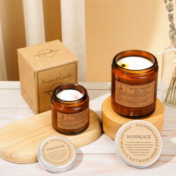 Flower Amber Scented Candle 200g