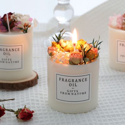 Flower Pillar Candle 150g