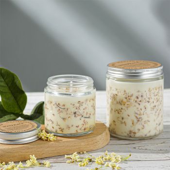 Flower Glass Scented Candle 200g